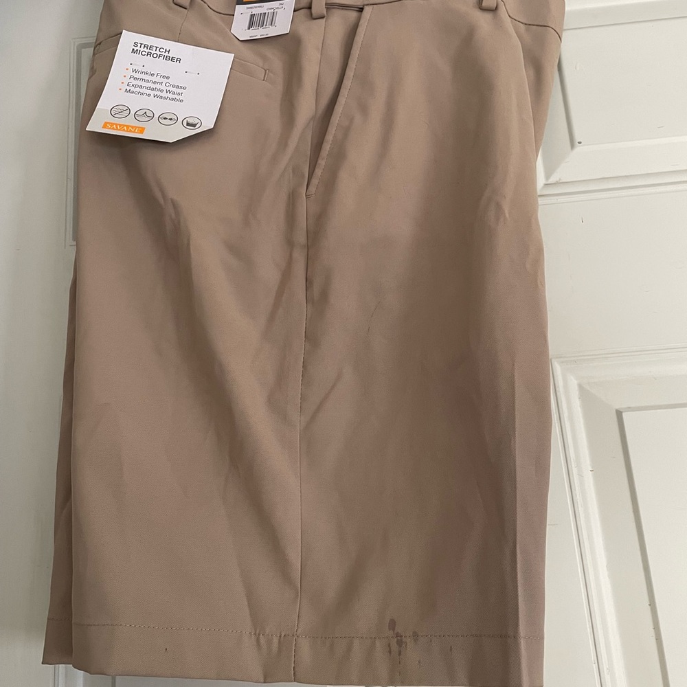 Savage khaki shorts, 34W